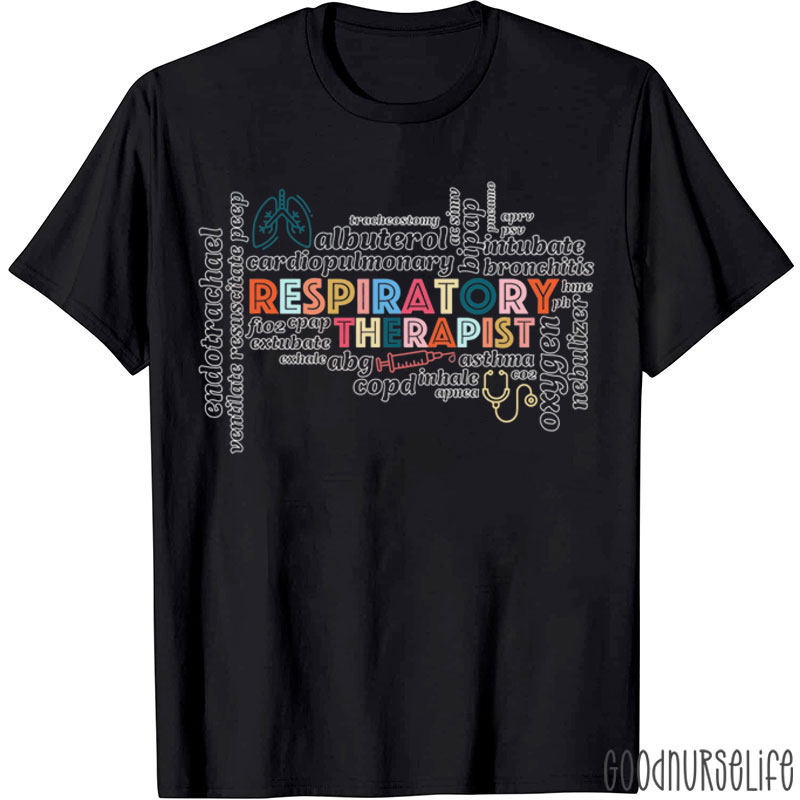 Funny Respiratory Therapist Pulmonary Nurse T-Shirt
