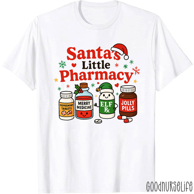 Santa's Little Pharmacy T-Shirt