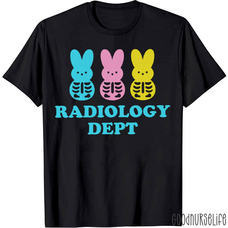 Radiology Dept Easter Bunny T-shirt