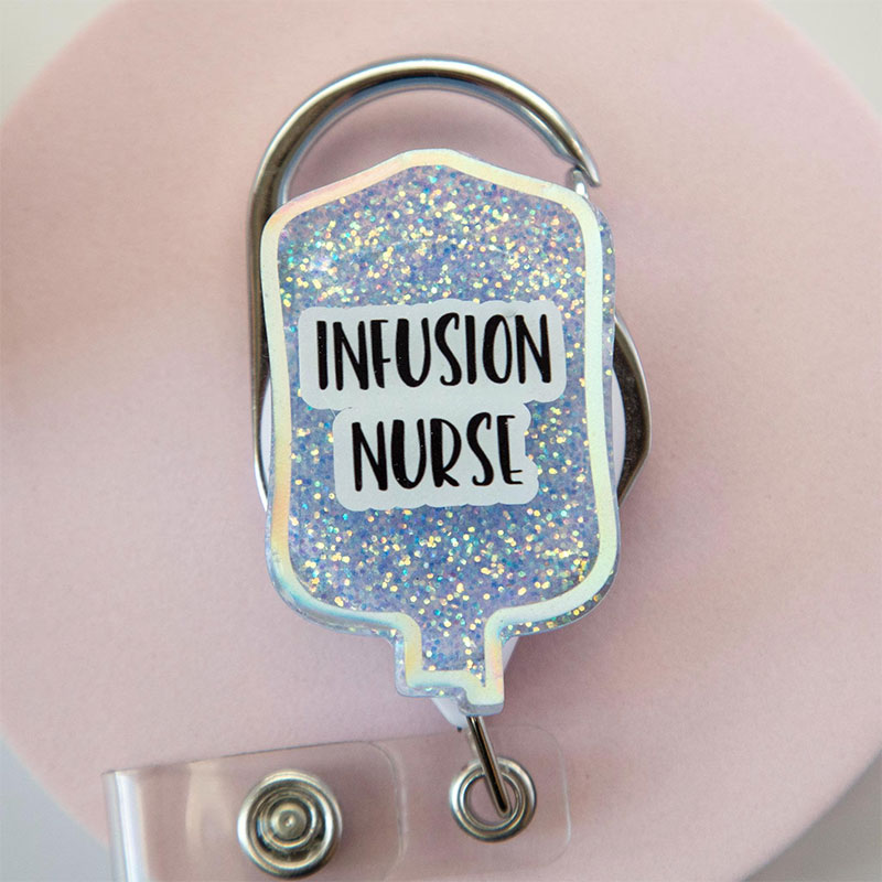 Infusion Nurse Badge Reel