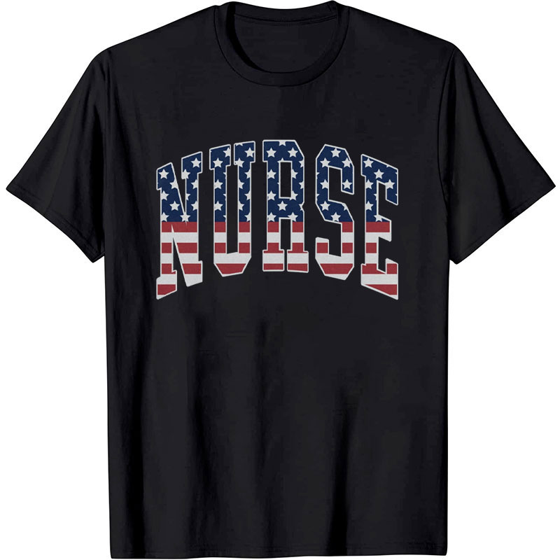 American Patriotic Nurse T-shirt