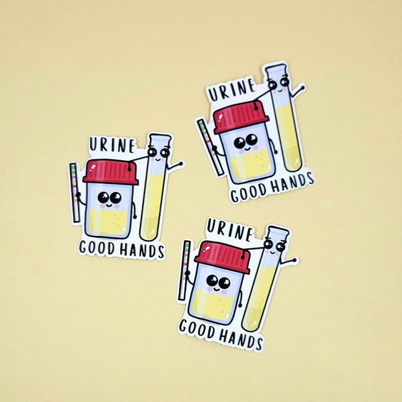 Urine Good Hands Nurse Stickers