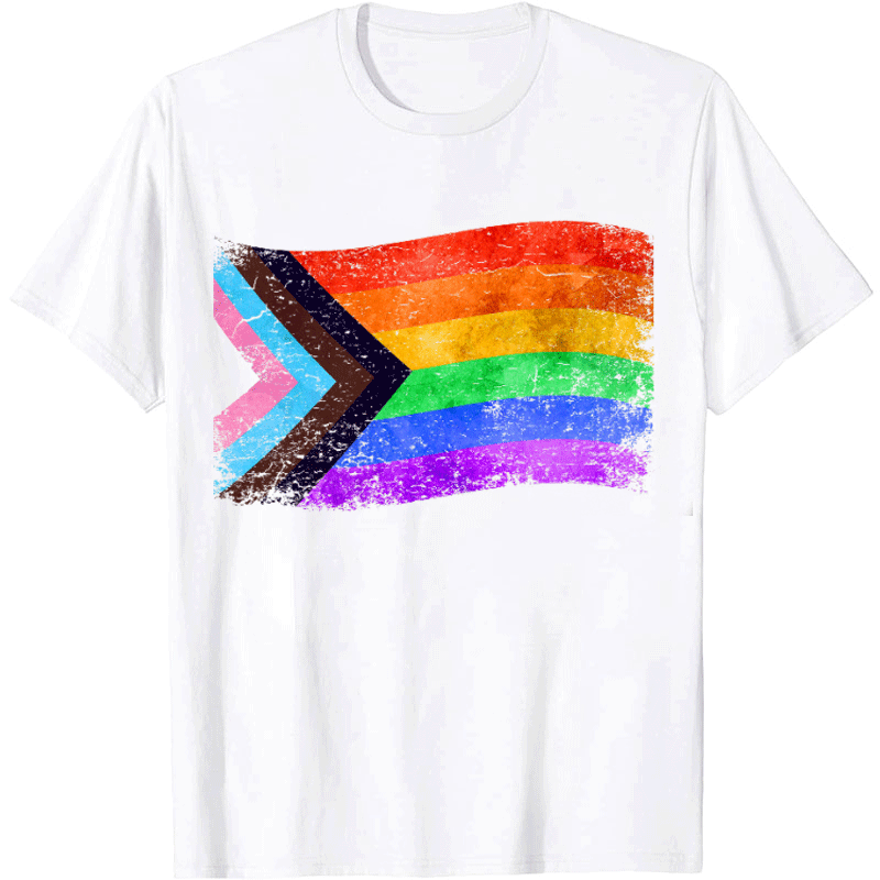 Colorful Flags Fluttering In The Wind T-shirt