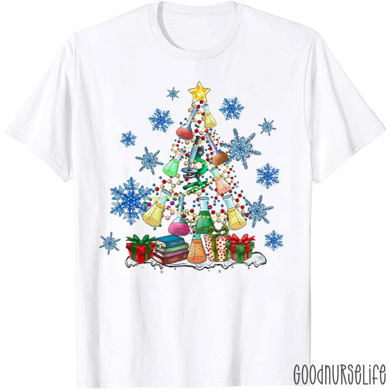 Lab Tech Christmas Tree T-Shirt