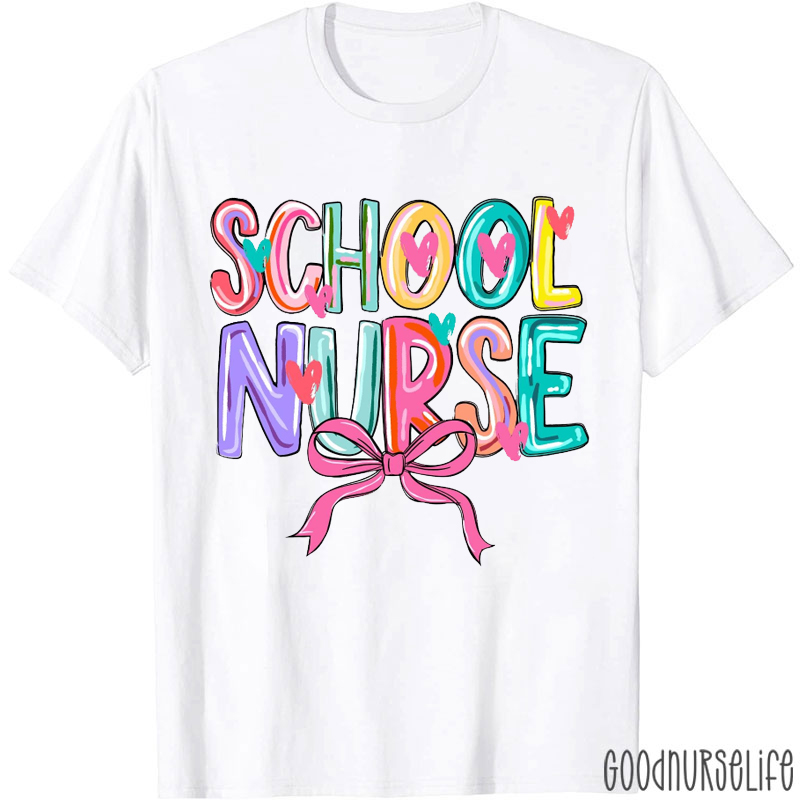 Graffiti Style School Nurse T-Shirt