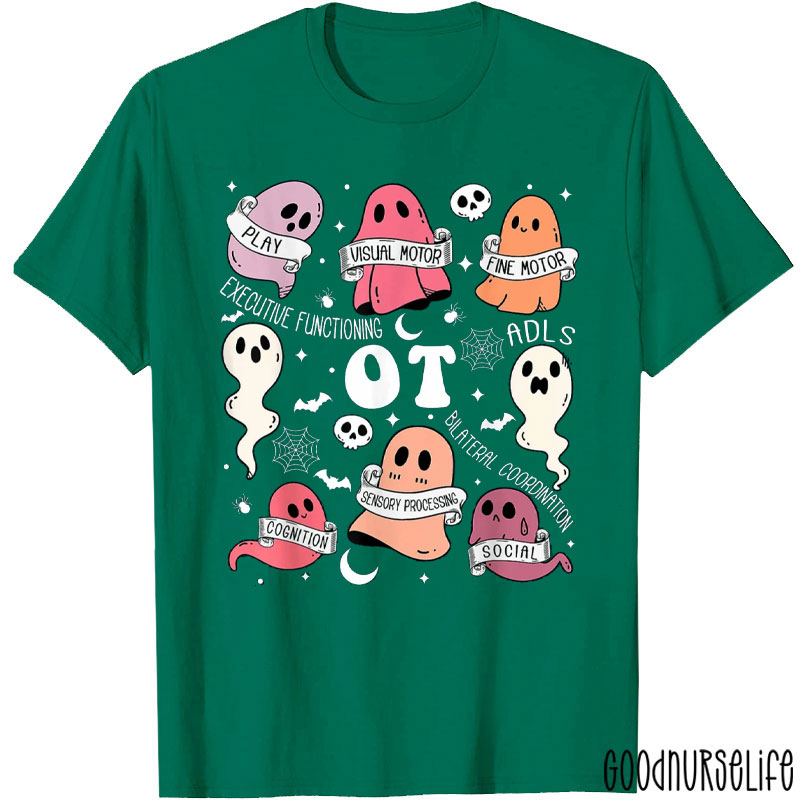 Halloween Cute Trick Or Treat Ghost OT T-Shirt