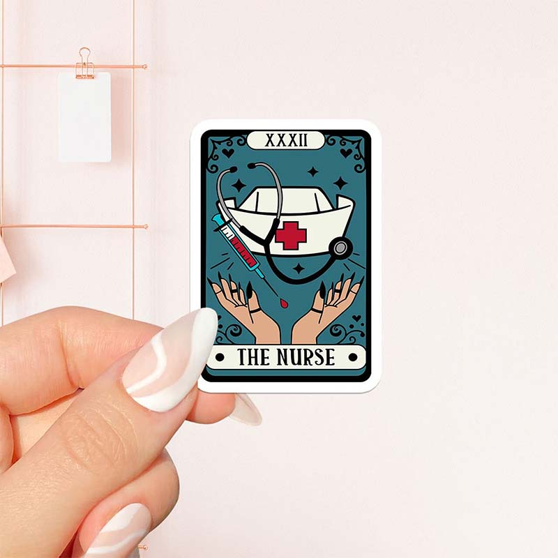 The Nurse Tarot Card Nurse Stickers