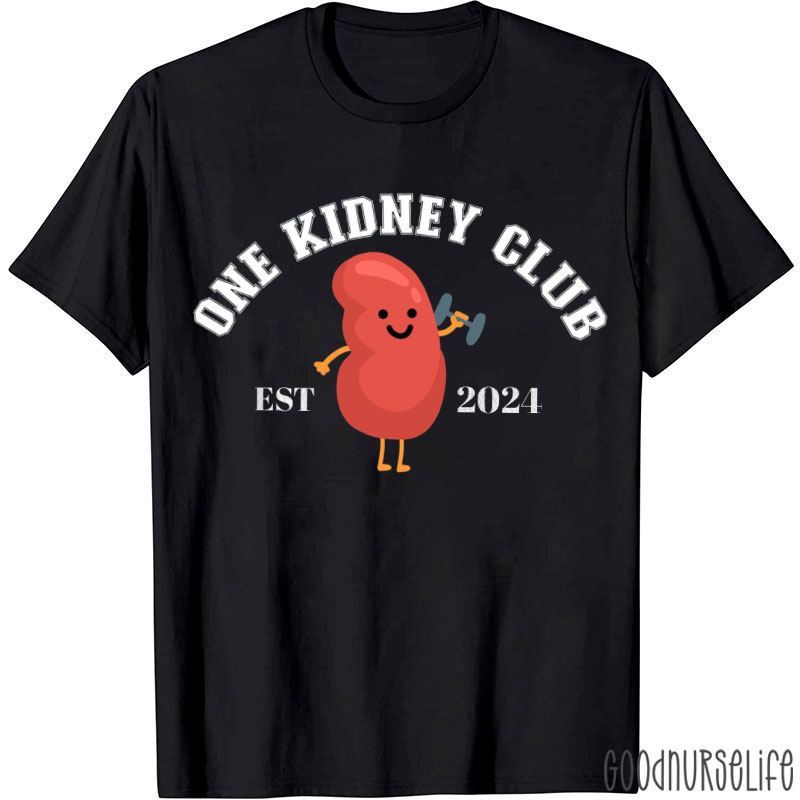 Personalized One Kidney Club Nurse T-shirt