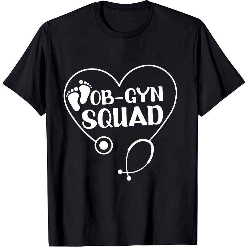 Personalized Ob Gyn Squad Nurse T-shirt