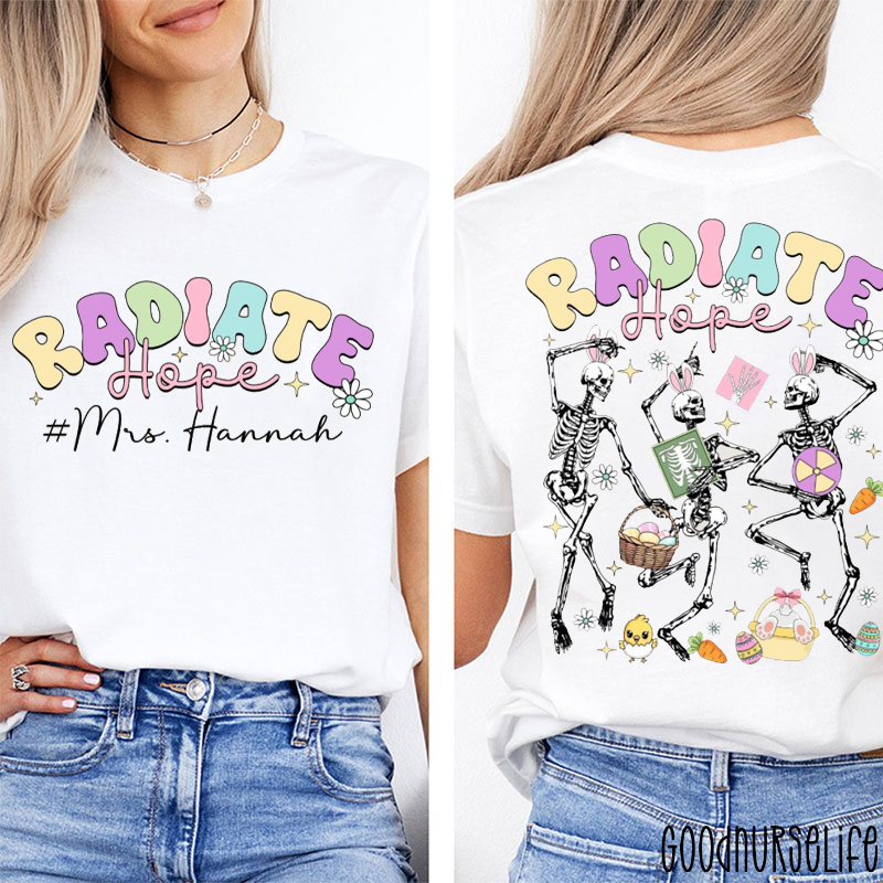 Personalized Name Raidate Hope Two Sided T-Shirt