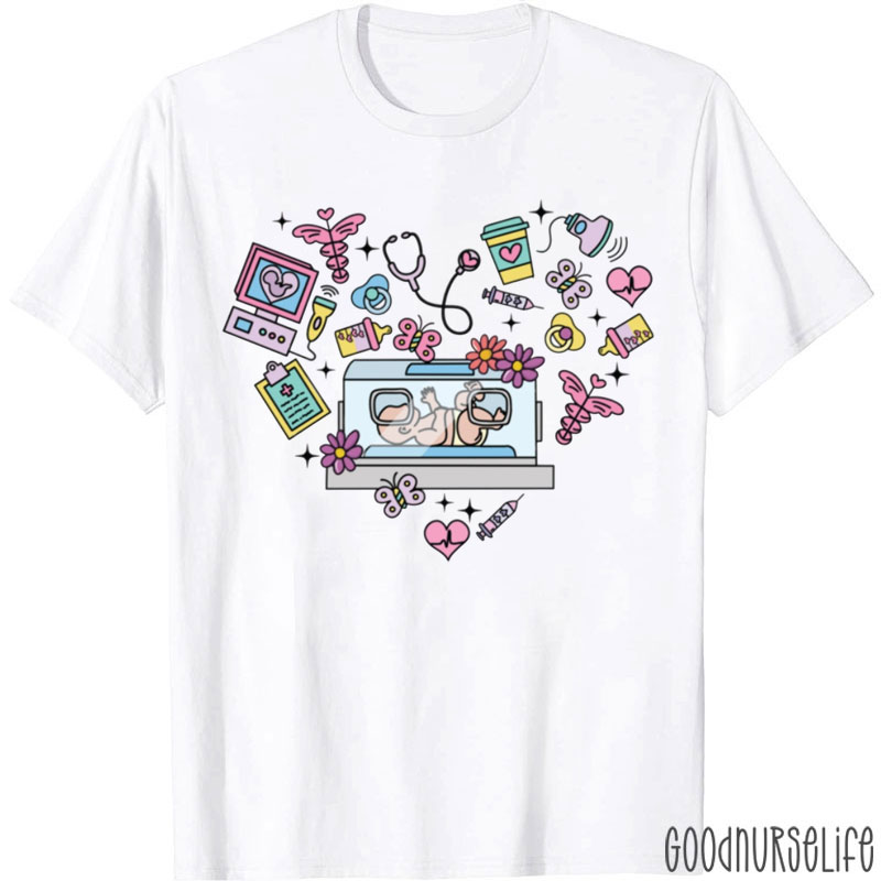 Cute NICU Nurse Neonatal Labor And Delivery Nurse T-Shirt