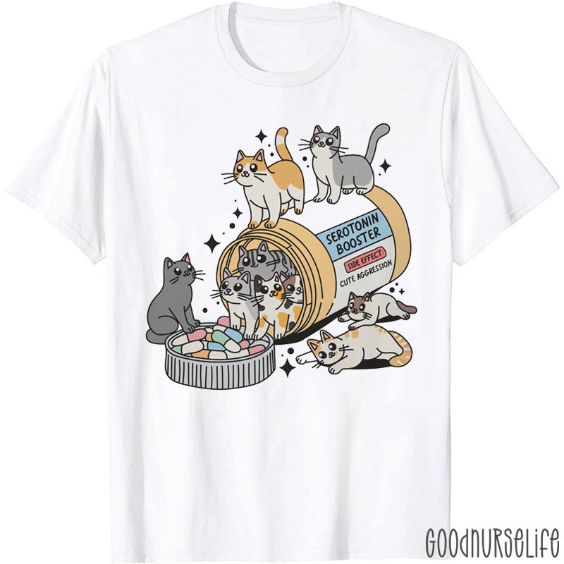 Serotonin Booster Nurse T-Shirt