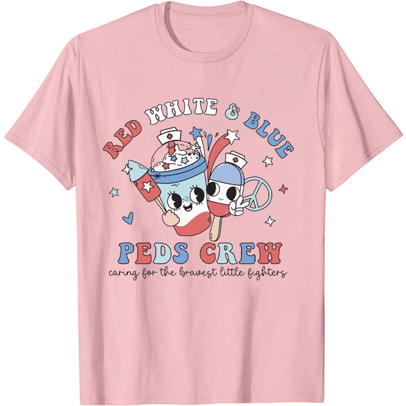 Caring For The Bravest Little Bighters Nurse T-shirt