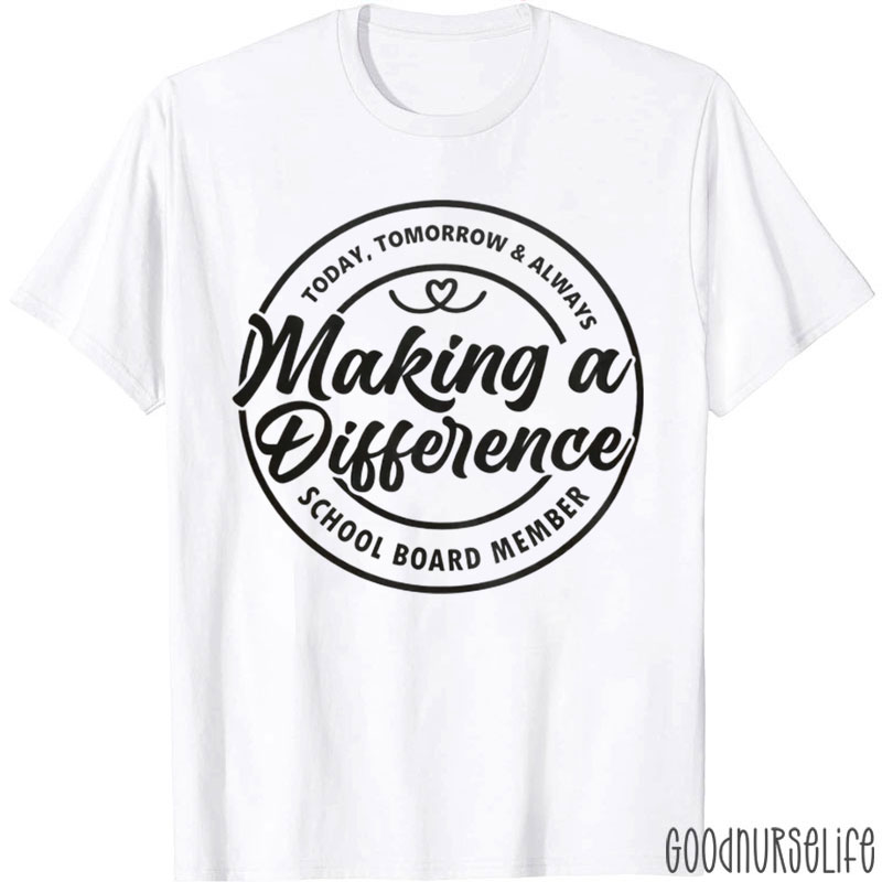 Making A Difference Intervention Squad Nurse T-Shirt