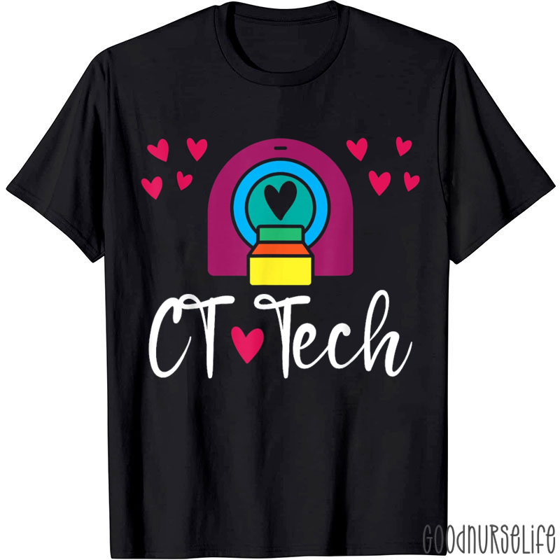 CT Tech Cute Computed Tomography T-shirt