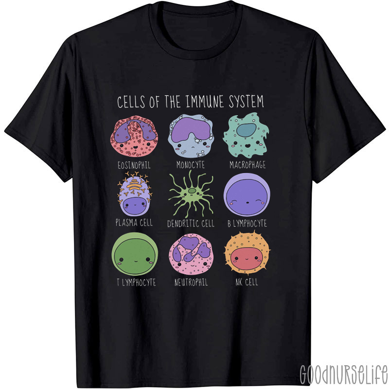 Cells Of The Immune System Nurse T-Shirt