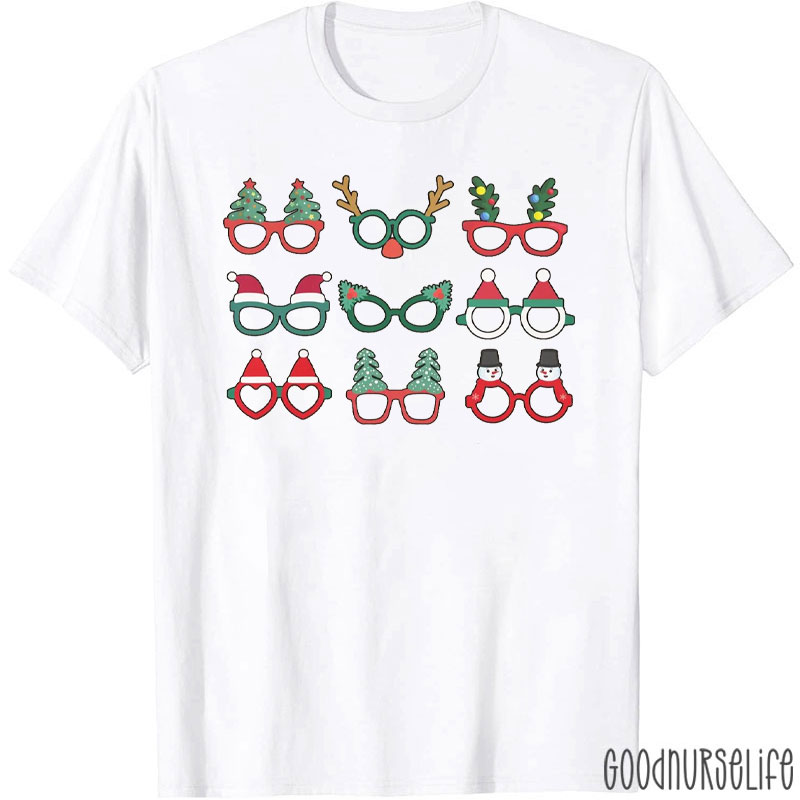 Festive Optometry Christmas Eyewear T-Shirt