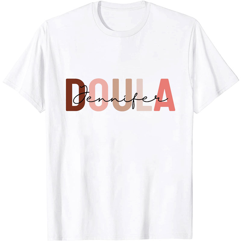 Personalized Doula Nurse T-shirt