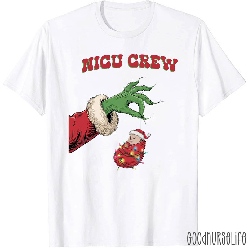 NICU Crew Baby Holiday T-Shirt