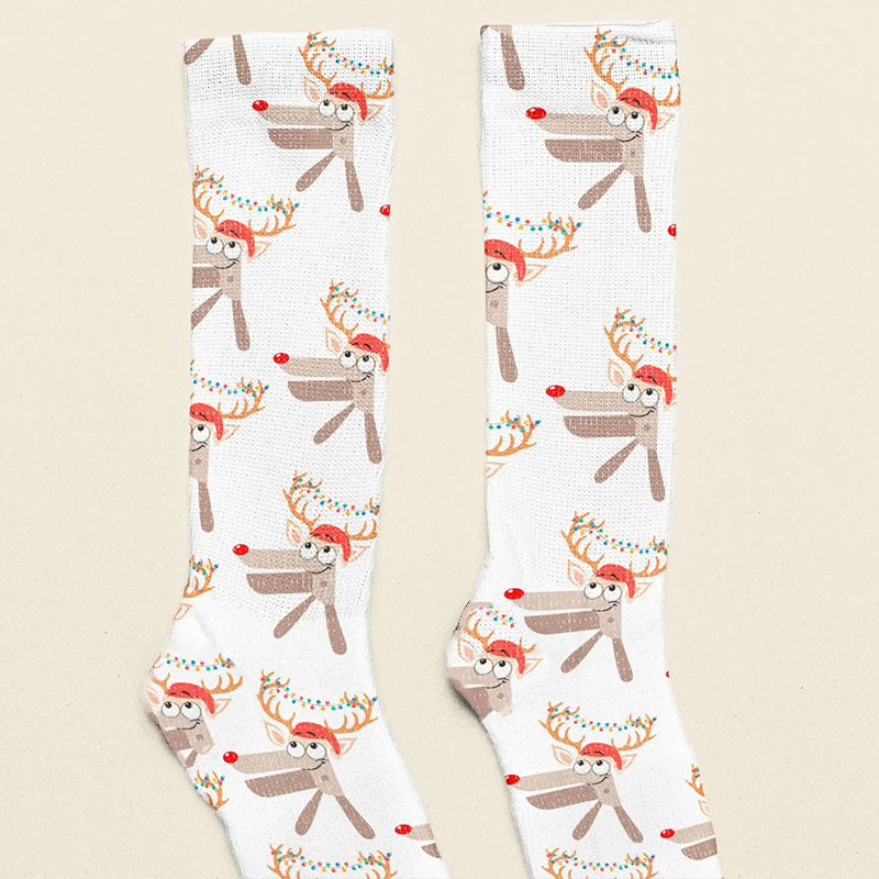 OBGYN Christmas Reindeer Speculum Socks