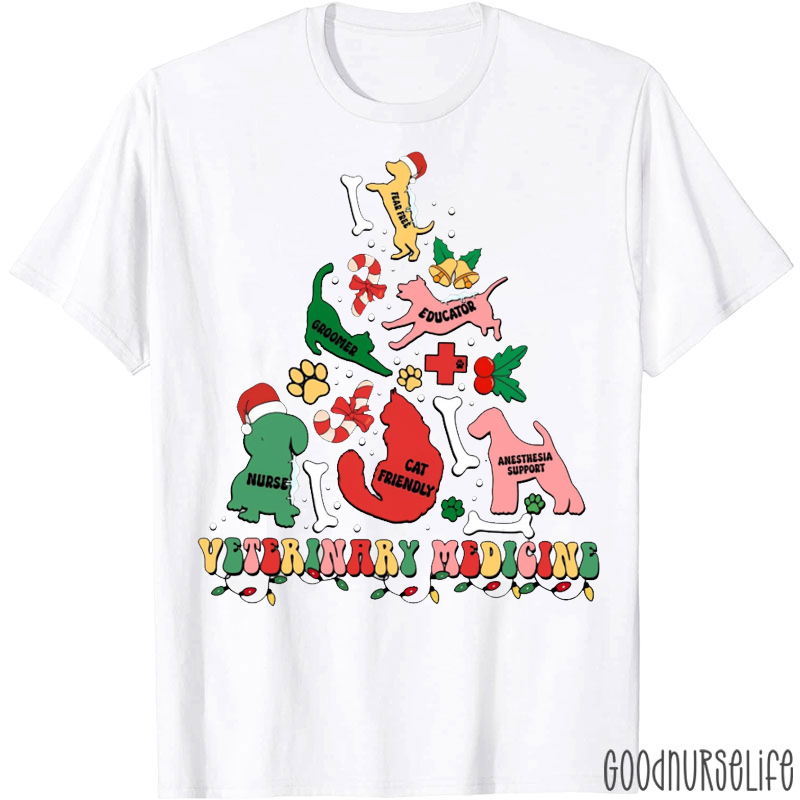 Christmas Veterinary Medicine T-Shirt