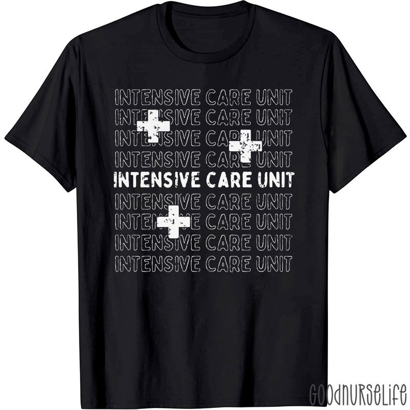 ICU Pride Intensive Care Unit Nurse T-Shirt