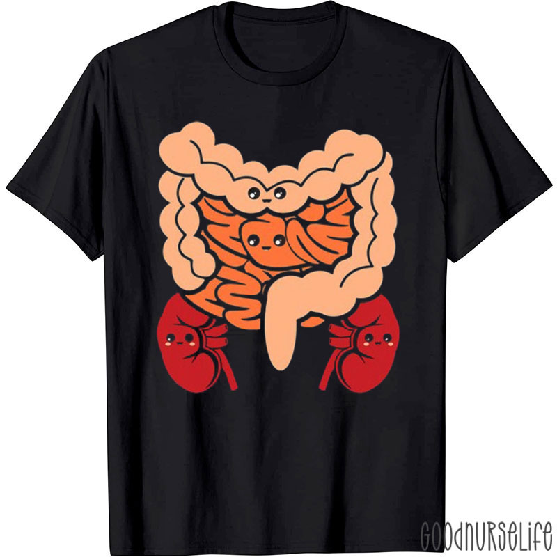 Large Intestine Small Intestine And Kidney Nurse T-shirt