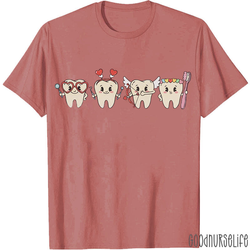 Retro Valentines Teeth T-shirt