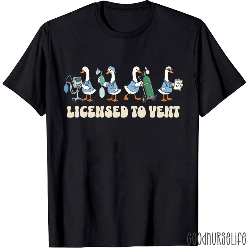 Licensed To Vent T-shirt