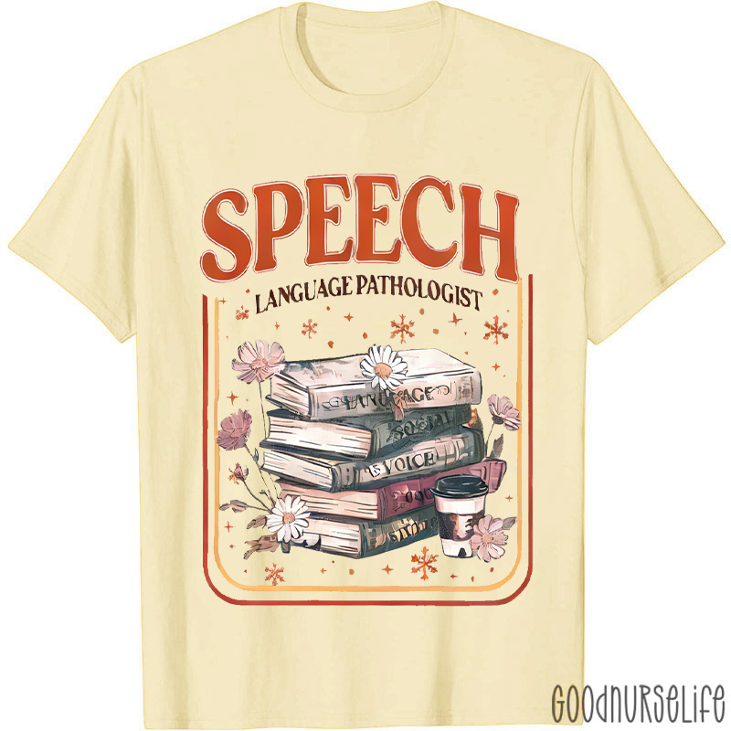 Retro Style Speech Language Pathologist  T-shirt