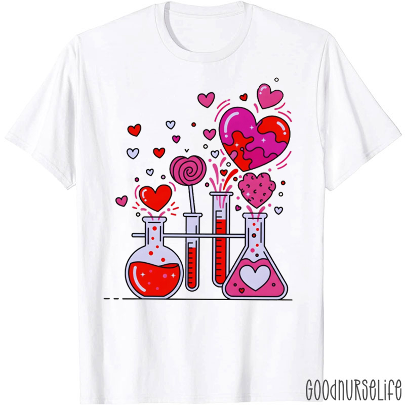 Flask Heart Love Lab T-shirt