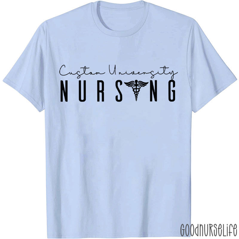 Personalized Custom University Nurse T-Shirt