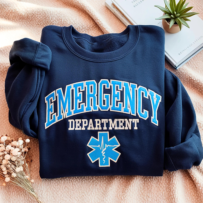 Emergency Department Embroidered Sweatshirt