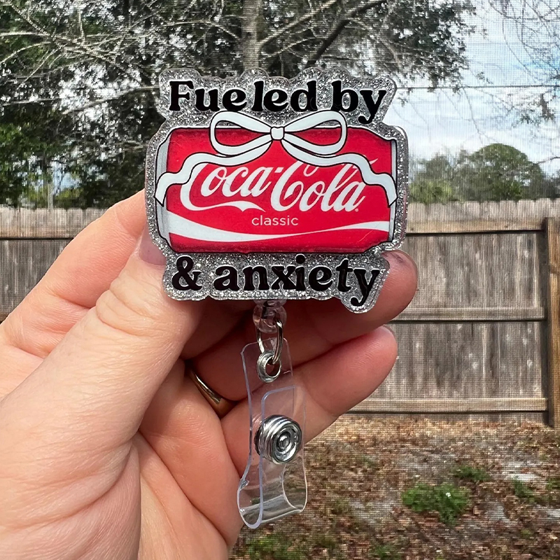 Fueled By Beverage And Anxiety Badge Reel