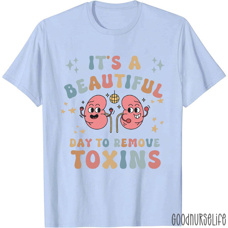 It's A Beautiful Day To Remove Toxins Nurse T-Shirt
