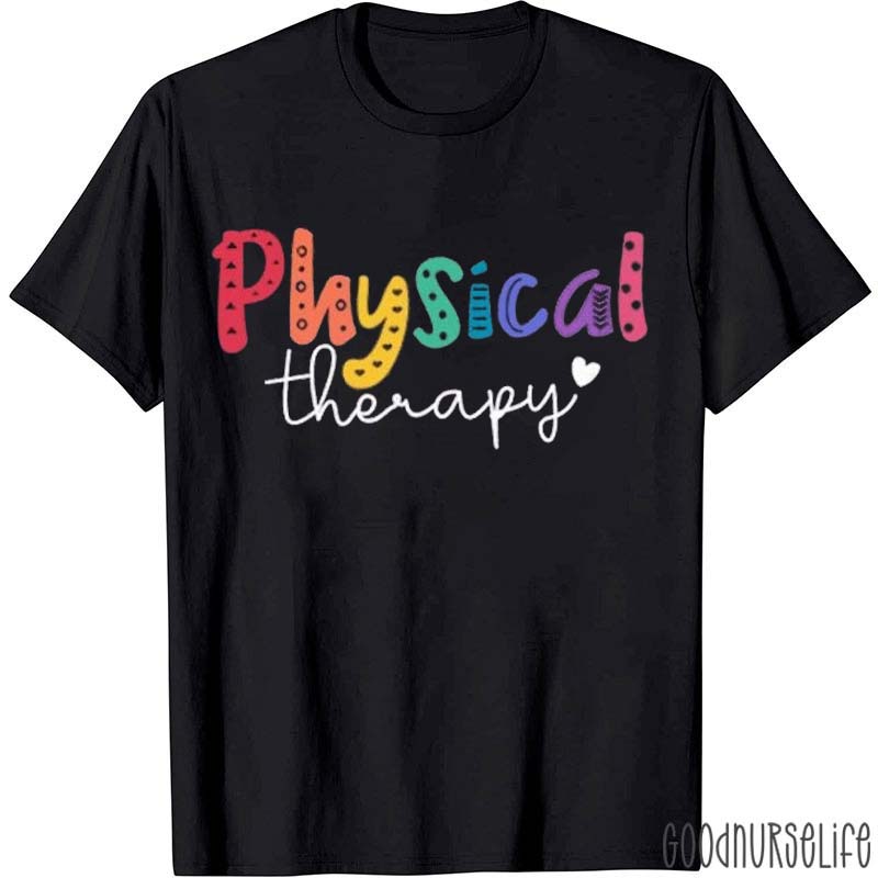 Rainbow Physical Therapy Nurse T-Shirt