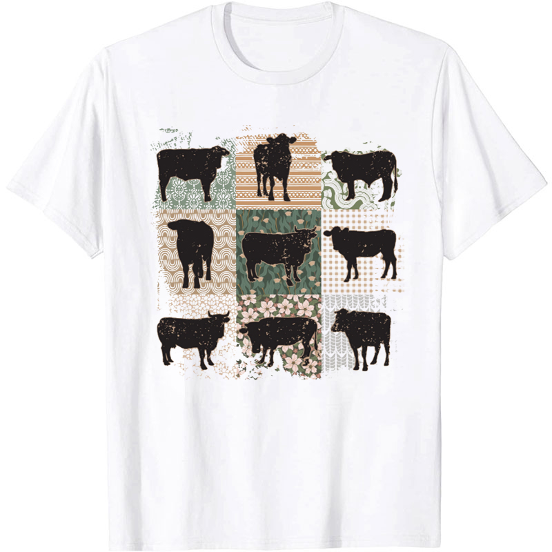 Rustic Cow Daisy T-Shirt