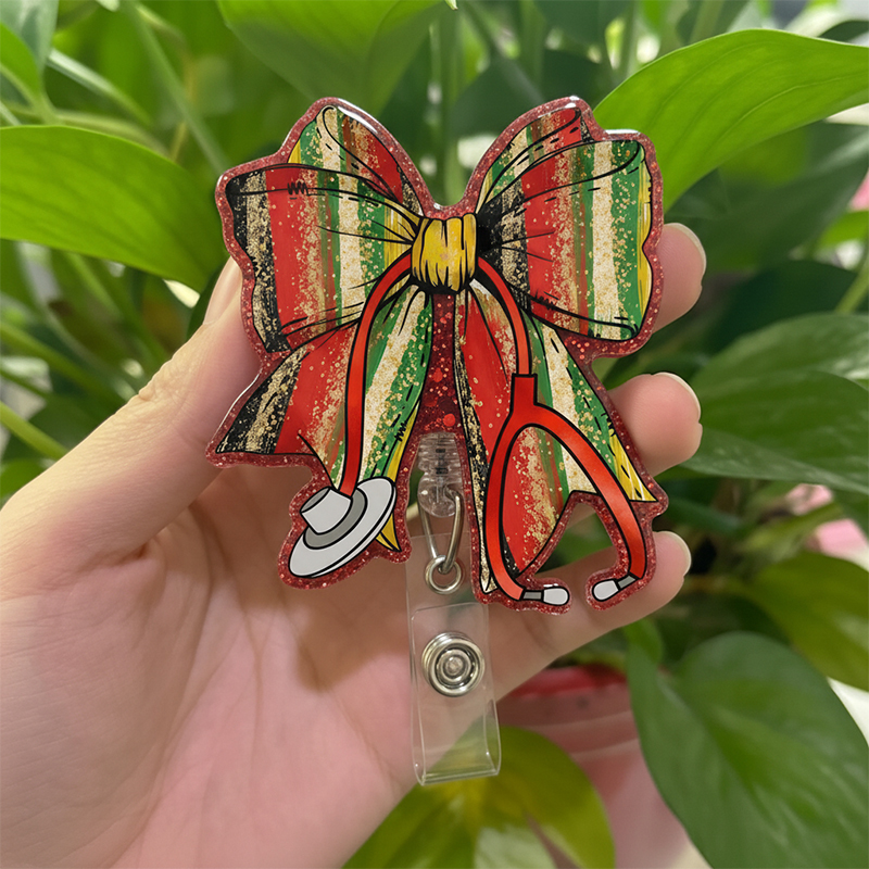 Black History Bow Tie Badge Reel