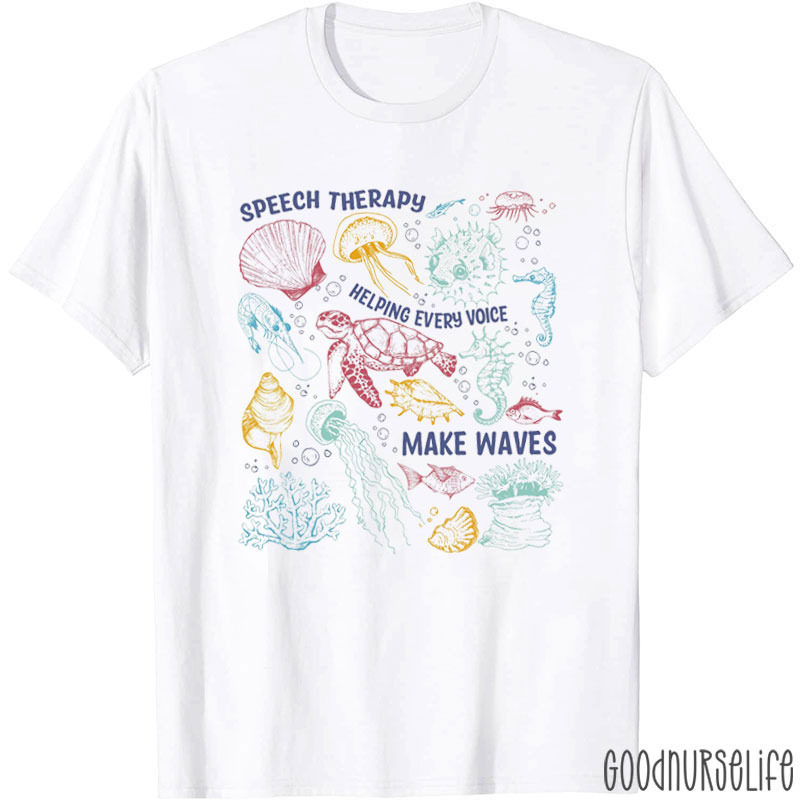 Speech Therapy Helping Every Voice T-shirt