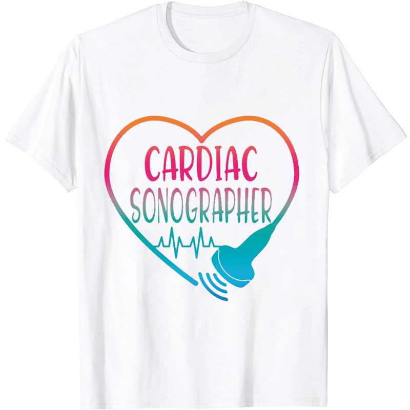 Best Cardiac Sonographer Nurse T-shirt