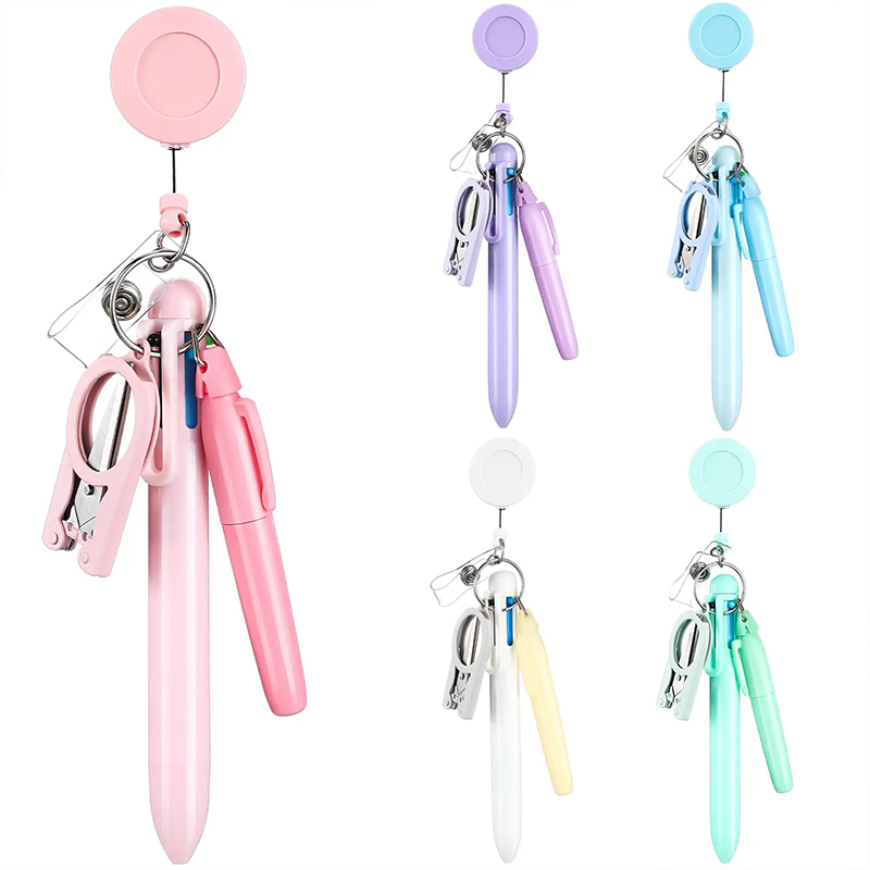 Macaron Nurse Pen Set Nurse Badge Reel