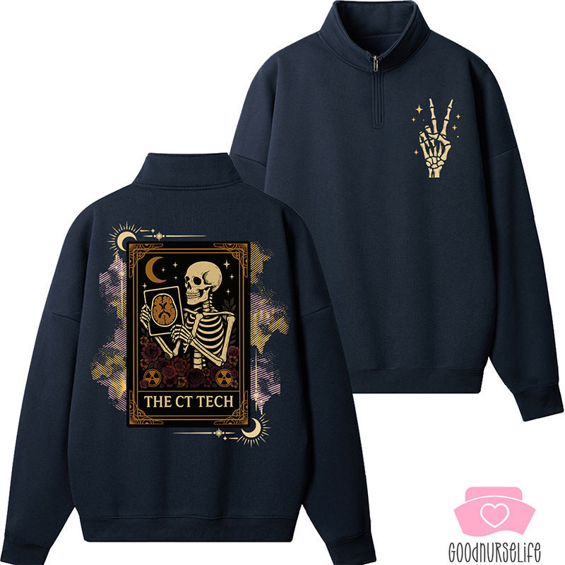 Halloween Radiology The Rad Tech Quarter Zip Sweatshirt