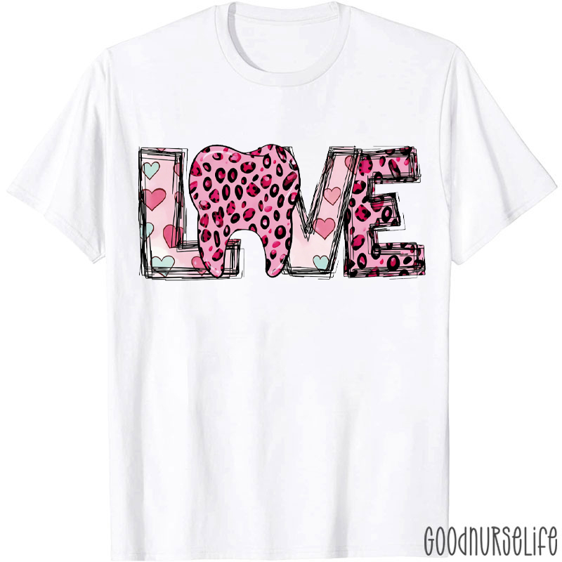 Leopard Love Dental T-shirt