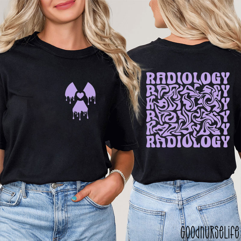 Xray Tech Radiology CT Tech Rad Tech Week Two Sided T-Shirt