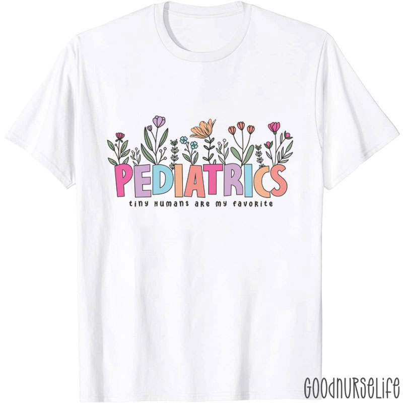 Pediatric Tiny Humans Are My Favorite Nurse T-Shirt