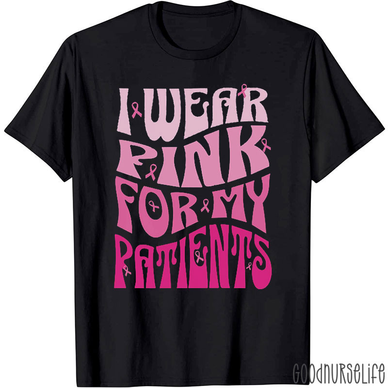 Pink Typography  With Ribbons T-Shirt