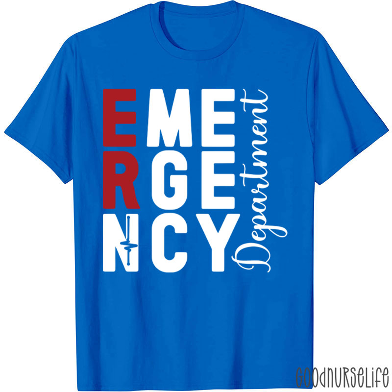 Independence Day Emergency Department ER Nurse T-Shirt