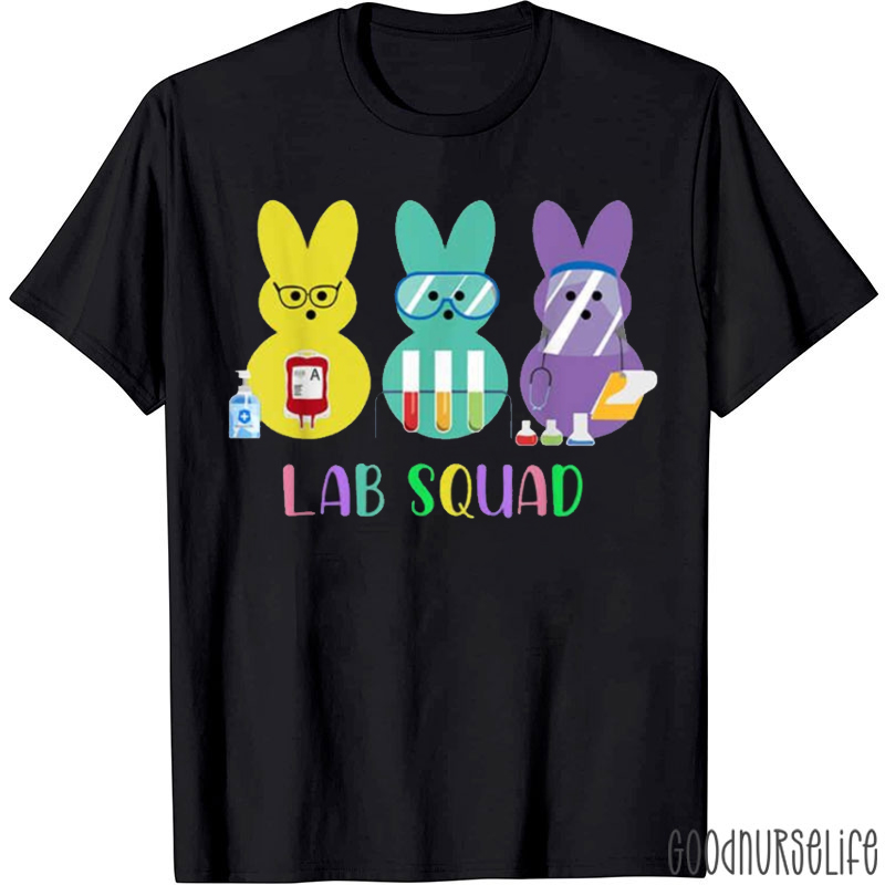 Lab Squad Easter Bunnies T-shirt