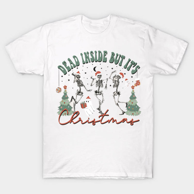 Dead Inside But It's Christmas Nurse T-Shirt