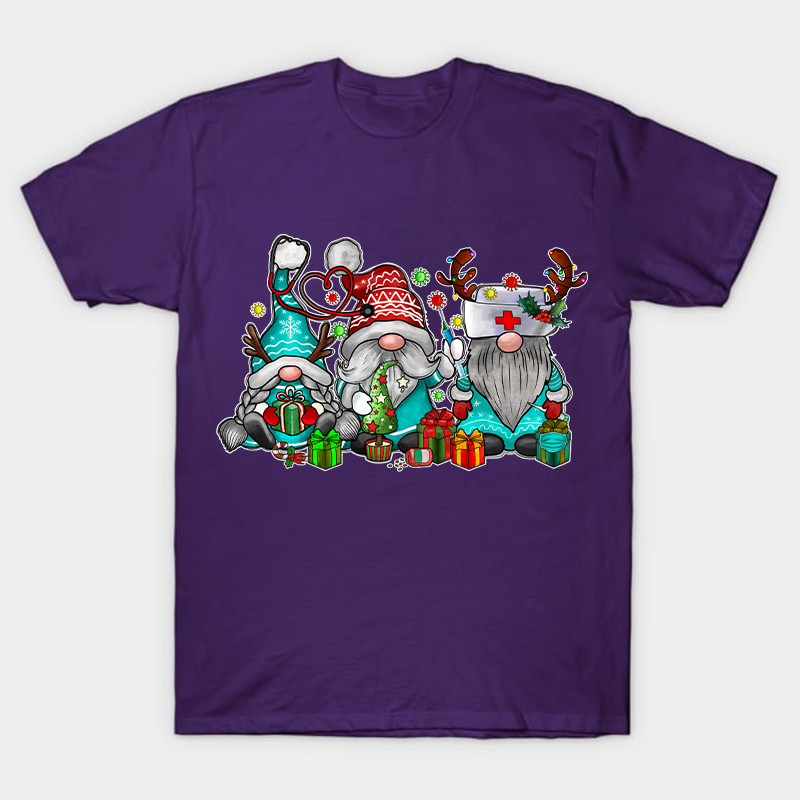 Christmas Gnome Nurse T-Shirt
